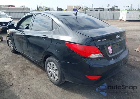 2017 Hyundai Accent Se z USA, uszkodzony, nr VIN KMHCT4AE4HU273853